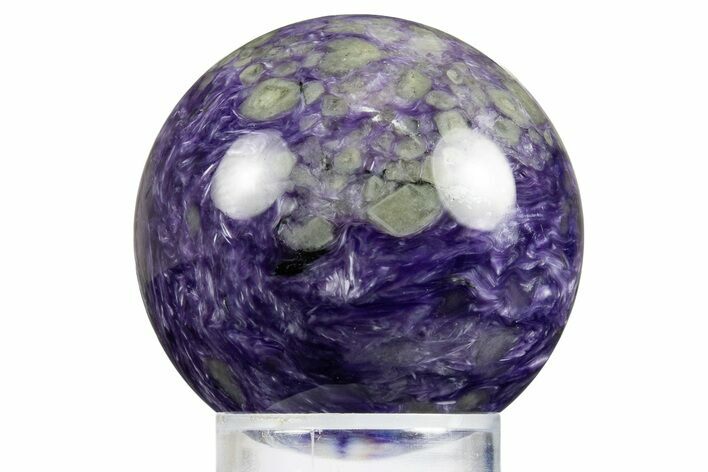 Polished Purple Charoite Sphere - Siberia #311321